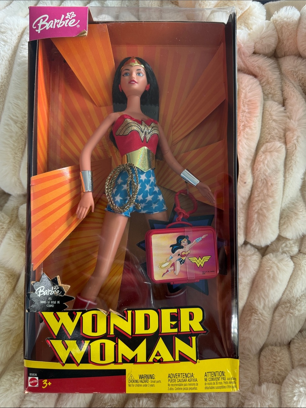 Barbie Wonder Woman Doll - Red, Blue, Gold Costume